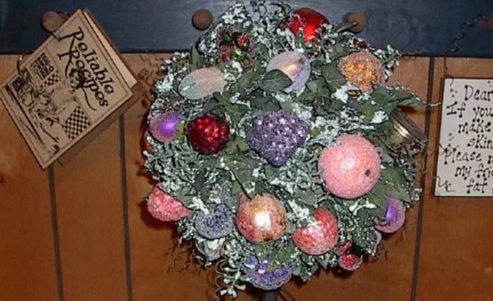 Φτιάξτε ένα χριστουγεννιάτικο topiary
