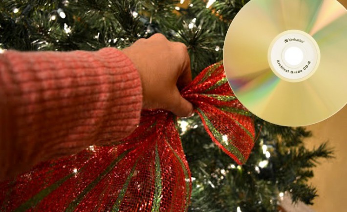 Ανακυκλώστε τα παλιά σας CD 's - Φτιάξτε χριστουγεννιάτικα στεφάνια και διακοσμητικά