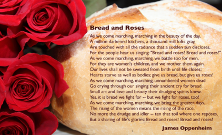 Παγκόσμια ημέρα της Γυναίκας. Ψωμί και τριαντάφυλλα