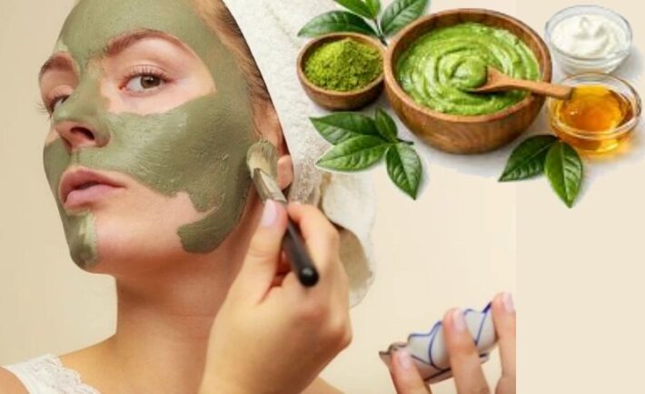 Αντιοξειδωτική μάσκα προσώπου με τσάι matcha